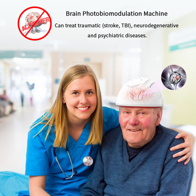 PDT Photobiomodulation خوذة الدماغ 810nm معدات الدماغ العلاجية