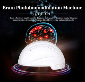 قوة 15W الدماغ Photobiomodulation أجهزة العلاج بالضوء خوذة لمرضى السكتة الدماغية